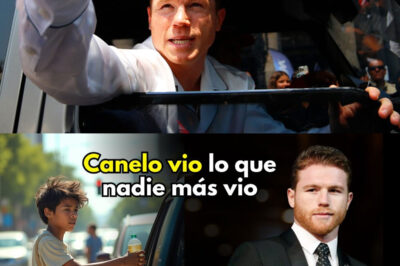 ¡Canelo detiene su auto al ver a un niño vendiendo agua en el semáforo y su siguiente acción deja a todos boquiabiertos!