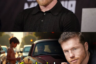CANELO VE a niño LIMPIANDO parabrisas en el semáforo y lo que hace después es conmovedor