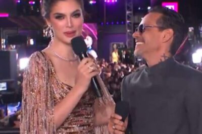 Bochornoso momento hizo pasar Nadia Ferreira a Marc Anthony en #PremioLoNuestro