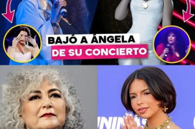 BAJA A ÁNGELA AGUILAR DE SU ESCENARIO EN PLENO SHOW