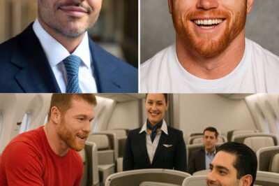 ¡Lo que pasó en pleno vuelo dejó a todos en lágrimas! Canelo Álvarez cede su asiento de primera clase… sin imaginar que cambiaría su vida al descubrir un secreto sobre su padre y Omar García Harfuch