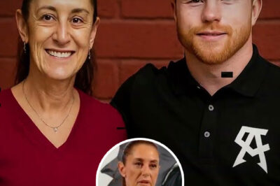 Canelo y Sheinbaum se encuentran en un debate y un duelo de palabras agita al país