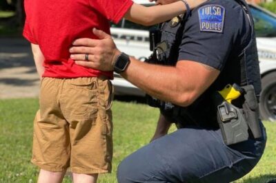 LE HIZO AL POLICÍA UNA PREGUNTA QUE NINGÚN NIÑO DEBERÍA TENER QUE HACER.