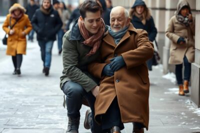 Fui el único que ayudó a un hombre que se desmayó en la calle — y eso cambió mi vida para siempre.