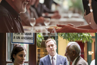 “Mesera fue despedida por ayudar a un anciano, pero el millonario que llegó sorprendió a todos—¿Qué hizo este millonario que cambió el destino de la joven? Descúbrelo aquí.”
