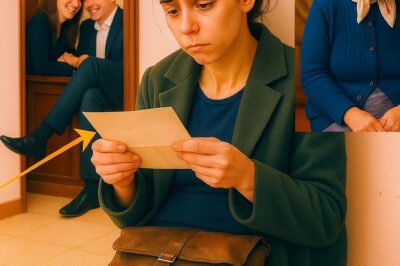 La carta que lo reveló todo.