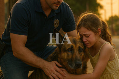 “Can I Buy That Dog, Daddy? ” She Asked Softly — The Officer Looked at the Dog… and Froze