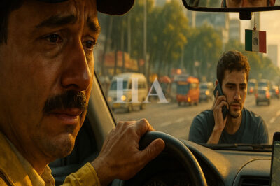 MILLONARIO SE DISFRAZA DE TAXISTA Y RECOGE A SU HIJO… PERO LLORA CON LO QUE ÉL DICE