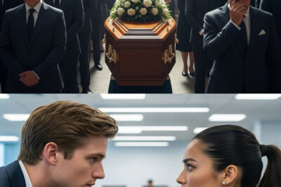 Tras el funeral de su esposa, el esposo y su amante acudieron al notario para recibir la herencia de su esposa.