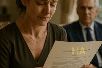 “El Millonario Dejó Su Testamento Abierto… Pero Cuando Su Esposa Lo Leyó, No Pudo Contener Lágrimas
