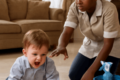 El hijo del millonario solo gatea, hasta que la pobre limpiadora hizo algo increíble…..