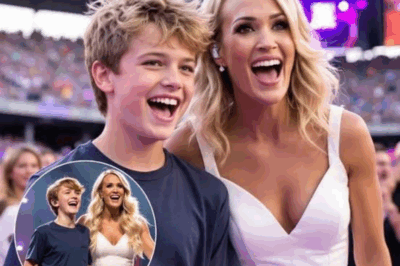 Carrie Underwood sorprende al público de Louisville cuando una valiente fan muestra un cartel inesperado que termina en un tierno beso sobre el escenario, creando un instante mágico e inolvidable para todos los presentes