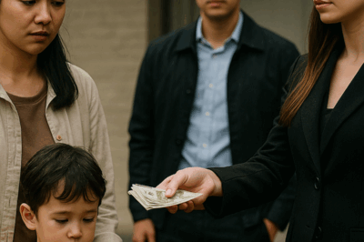 Su esppso la echó a ella y a su hijo de la casa — pero la amante la siguió, le entregó ₱21,000 y le susurró: “Vuelve en 3 días… Te llevarás una sorpresa”