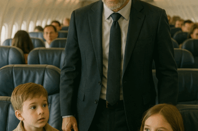 Un multimillonario se sube a un avión por negocios y descubre a sus hijos, que nunca supo que tenía, sentados a pocas filas de distancia.