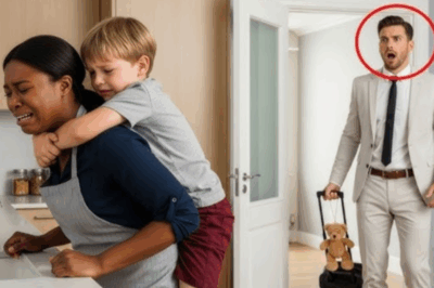 El millonario regresa a casa y queda atónito al ver a su nuevo ama de llaves y a su único hijo en la cocina… 😲😲😲