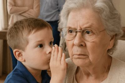 «Abuela, mamá y papá quieren usar tu dinero», susurró mi nieto, con los ojos muy abiertos. Fingí estar ofendida y salí de la habitación. Lo que sucedió después dejó a toda la familia sin palabras.