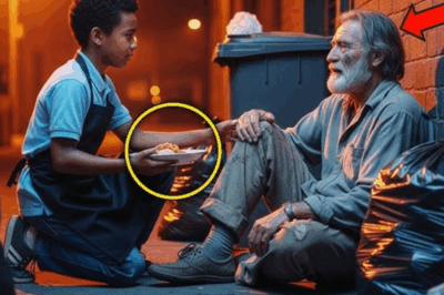 Niño humilde de origen afrodescendiente comparte su única comida con anciano desorientado — sin imaginar que era un magnate millonario.