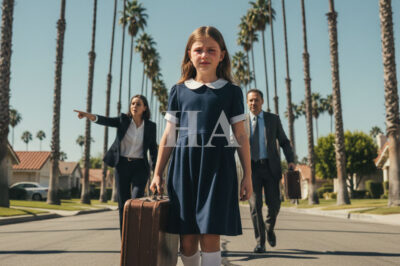 Después del funeral de su padre en California, una niña es dejada en la calle por su madrastra — pero un abogado millonario aparece de repente y descubre un testamento oculto.