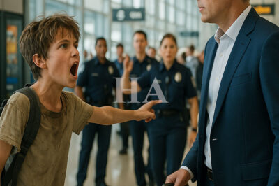 “¡No subas al avión! ¡Va a explotar!” – Gritó un niño sin hogar a un empresario rico, y la verdad dejó a todos sin palabras…