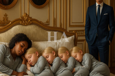Ninguna niñera aguantaba ni un día con los trillizos del multimillonario… hasta que llegó una mujer negra e hizo lo que nadie pudo