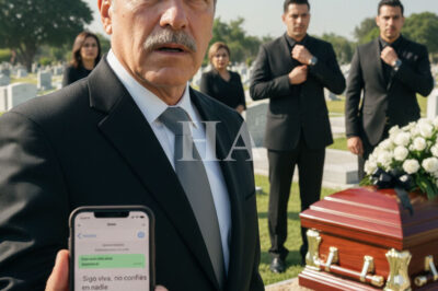 En el funeral de mi esposa recibí un mensaje: “¡Sigo viva, no confíes en nadie!”