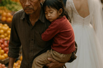 “Cargué a mi hija en la espalda para vender frutas y pagar su educación — pero el día de su boda, me negó delante de todos.”