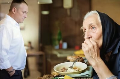 El dueño del restaurante ordenó a una anciana sin hogar que terminara su pan y se fuera inmediatamente.