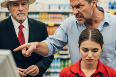 Millonario disfrazado visita su tienda y descubre al gerente humillando a la cajera