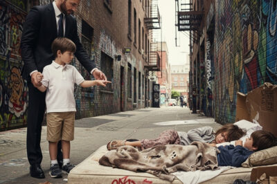 Padre, esos dos niños durmiendo en la basura se parecen a mí”, dijo Pedro, señalando a los pequeños que dormían abrazados sobre un colchón viejo en la acera