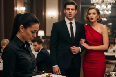 Millonario encuentra a su exesposa embarazada sirviendo mesas en un restaurante — y se queda helado…