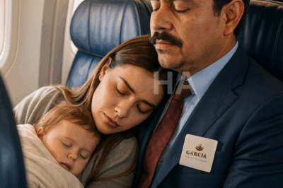Una madre exhausta y su bebé se quedan dormidos en el hombro de un CEO durante un vuelo — Lo que sucede cuando ella despierta la deja sin palabras.