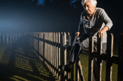 A medianoche, una madre de 70 años trepó el muro para escapar de la casa de su hijo; al escuchar la verdad que reveló, todos rompieron en llanto…