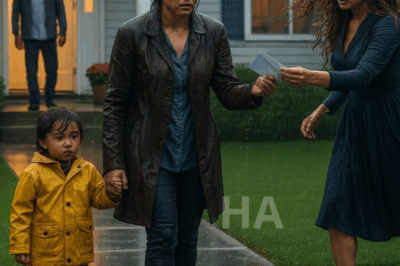 Él echó a su esposa y a su hijo en medio de la lluvia. Pero justo cuando ella se alejaba con nada más que lágrimas y un niño pequeño