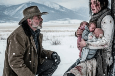 Un viudo rescató a una joven madre y a sus tres hijas en medio de una tormenta de nieve — y el final hizo llorar a todo el pueblo