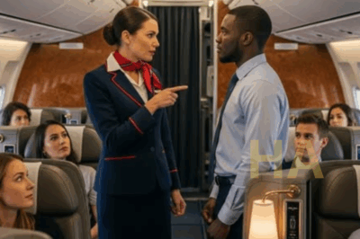 A un CEO negro le negaron el asiento de primera clase — cuando el avión aterrizó,………