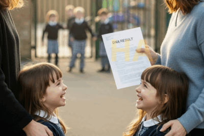 Una niña de 6 años conoció en la escuela a otra niña idéntica a ella…ADN
