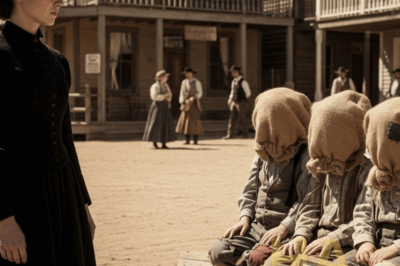 Una viuda solitaria compró 3 huérfanos con sacos en la cabeza y se los llevó cuando uno……….