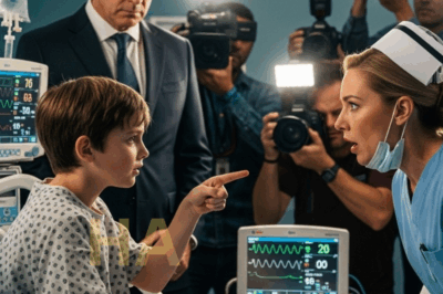 “¡No le crean! ¡Ella no es enfermera, ella es…” – Gritó un niño en el hospital al multimillonario, y la verdad dejó a todos impactados…