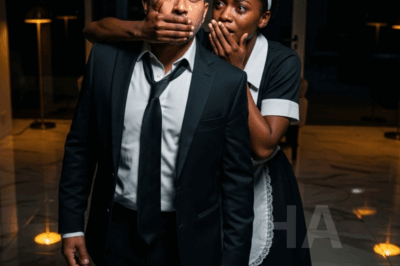 Un millonario llega tarde a casa y su criada le dice que guarde silencio — La razón…….