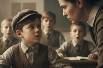 “CÁLLATE, ANALFABETO” — Gritó LaS Profesora…A Hasta Que El Niño Judío Escribió En 7 Idiomas…