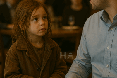 ¿Puedo comer contigo? La niña sin hogar lo preguntó en voz baja, y de pronto… el restaurante entero quedó en silencio.