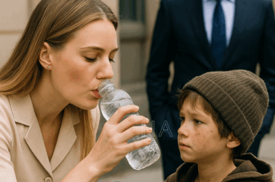 La hija muda del millonario dio un sorbo… Lo que pasó después te hará llorar…