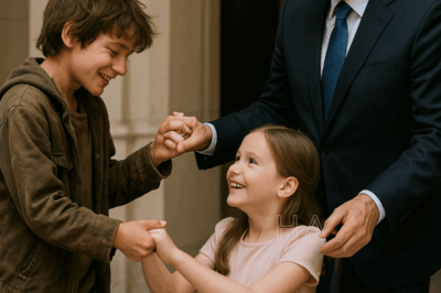 El baile de un niño sin hogar provoca risas en la hija de un millonario paralizado: una historia viral de esperanza inesperada