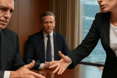 Él se negó a darle la mano — pero minutos después, ella soltó una bomba de 2 mil millones de dólares que sacudió su imperio…