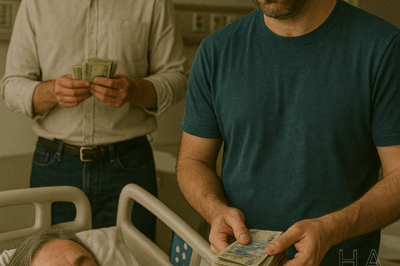 Mis padres estaban hospitalizados y mi esposo solo llevó 2 mil pesos, la cuenta era de 300 mil. Mi hermano tuvo que pedir prestado en todas partes, pero mi esposo entregó sin pestañear 500 mil pesos a su hermana para comprar una casa, sin siquiera consultarme una sola vez.