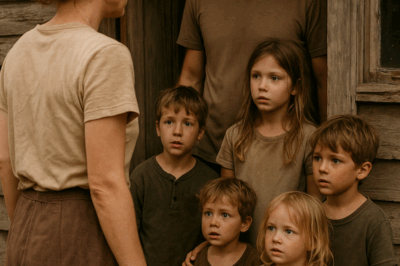 “Su esposa lo dejó a él y a sus 5 hijos — 10 años después, ella regresa y se queda impactada al ver lo que él ha hecho.”