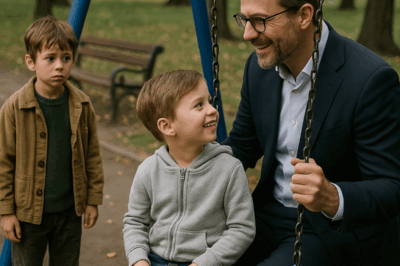 MILLONARIO VIUDO LLEVA A SU HIJA MUDA AL PARQUE… HASTA QUE UNA NIÑA DE LA CALLE HACE UN MILAGRO