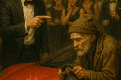 “¡TE DOY MI FERRARI SI LO ENCIENDES!” EL MILLONARIO HUMILLÓ AL VIEJO HAMBRIENTO Y EL FINAL LOS CALLÓ