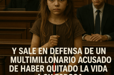 Niñita CIEGA irrumpe en audiencia de millonario sin abogado: “¡Yo voy a salvarte de la prisión!”….