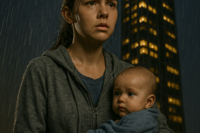 Mi esposo y su familia me echaron con nuestro bebé bajo la lluvia, pero llegué más alto de lo que jamás imaginaron.